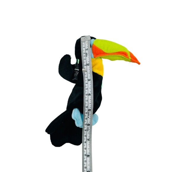 Coca-Cola Toolu Toucan Honduras Plush Stuffed Animal Bean Bag NEW VTG 1999 - Picture 8 of 10